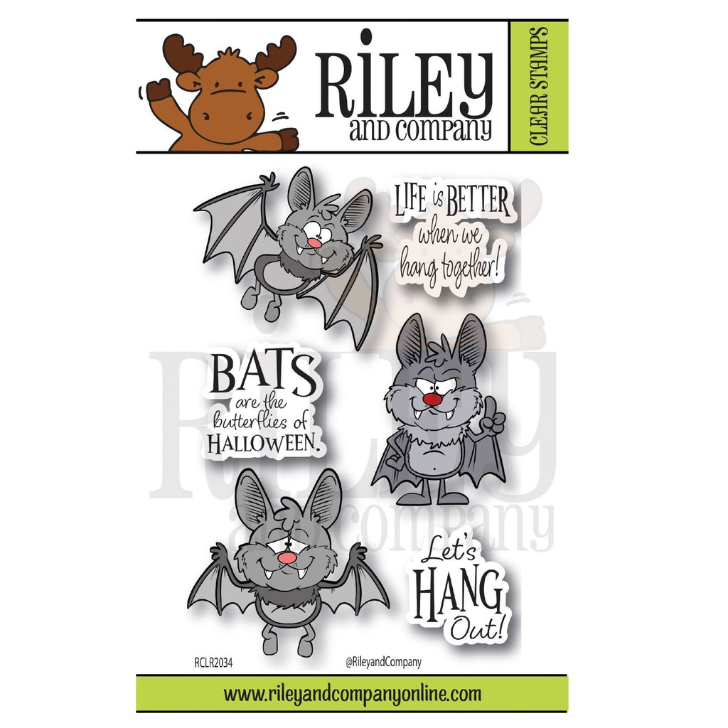 Riley and Company Go Batty! Clear Stamp and Die Set product image 1