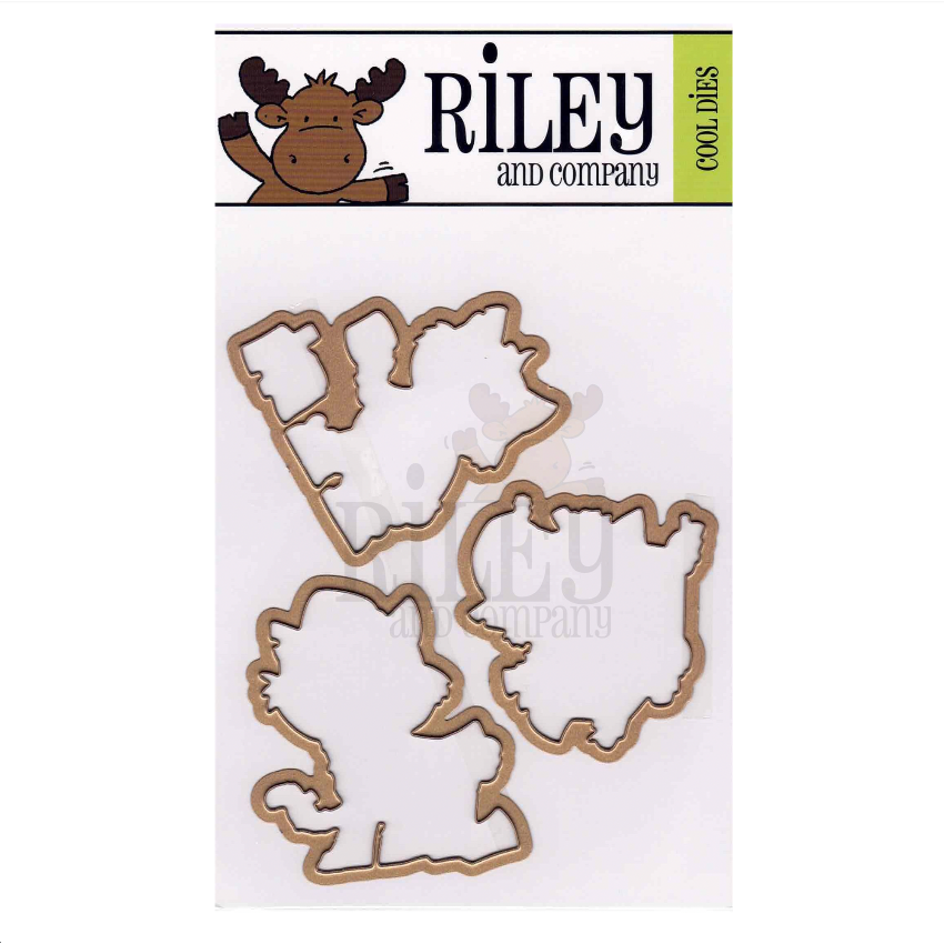 Riley and Company Hank Does Christmas Clear Stamp and Die Set product image 2