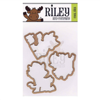 Riley and Company Hank Does Christmas Clear Stamp and Die Set product image 2