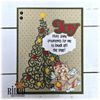 Riley and Company Hank Does Christmas Dies rd2026 christmas tree joy card