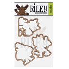 Riley and Company Hank Does Fall Clear Stamp and Die Set product image 2