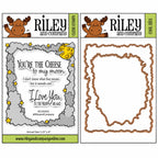 Riley and Company Moon and Stars Frame Clear Stamp and Die Set