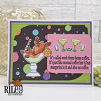 Riley and Company Riley Cool Cocktails Clear Stamp and Die Set margarita time