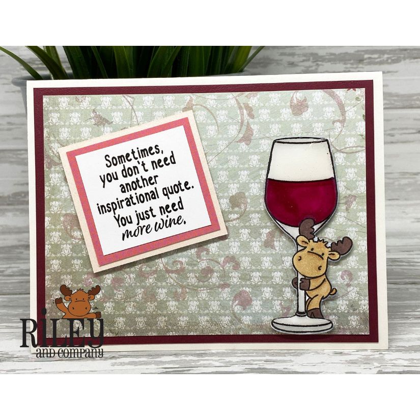 Riley and Company Riley Cool Cocktails Dies rd2008 wine glass
