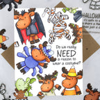 Riley and Company Riley Halloween 1 Dies rd2029 mummy vampire spider card