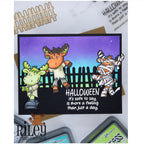 Riley and Company Riley Halloween 2 Clear Stamps rclr2030 halloween monster card