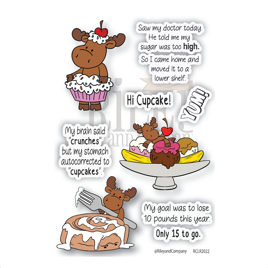 Riley and Company Sweet Treats Riley Clear Stamps rclr2022