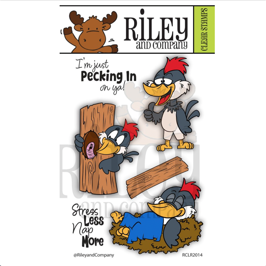 Riley and Company The Woodpeckers Clear Stamps rclr2014