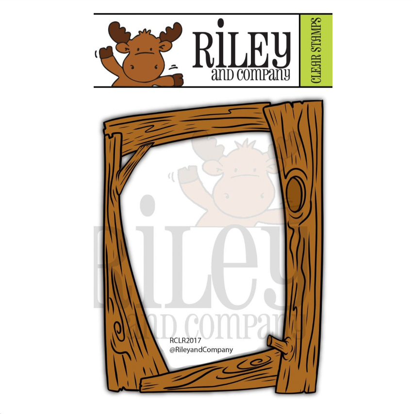 Riley and Company Wood Frame Clear Stamp and Die Set image 1