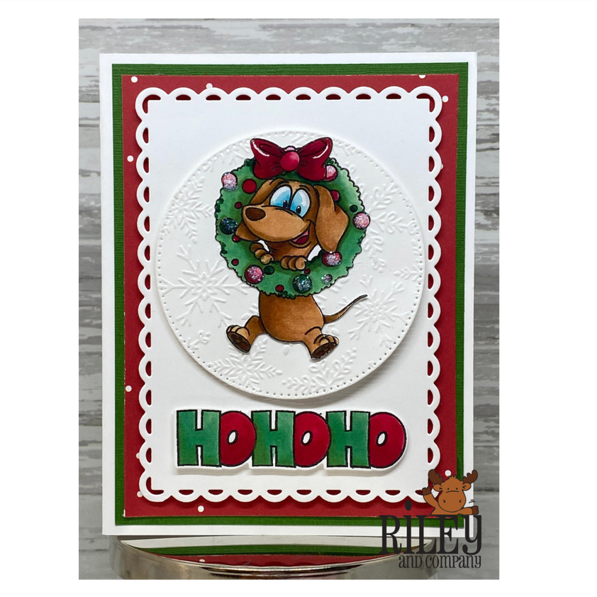 Riley and Company Woody and Hazel Jean Ho Ho Ho Clear Stamps rclr2001 ...