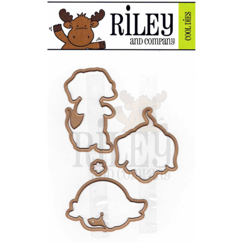 Riley and Company Woody and Hazel Jean Play Time Clear Stamp and Die Set image 2
