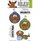 Riley and Company Woody and Hazel Ornaments Clear Stamp and Die Set product image 1