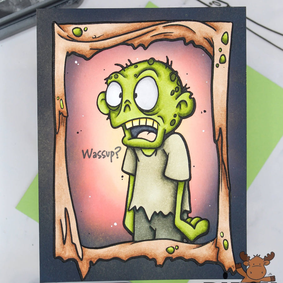 Riley and Company Zombie 2 Die rd2031 wassup? card