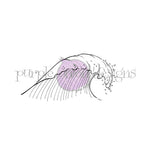 Purple Onion Designs Rip Curl Cling Stamp pod1321