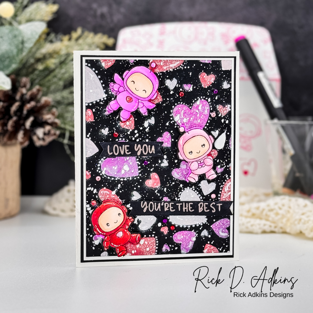 Simon Says Clear Stamps Robo Buddies 3302ssc Heart to Heart