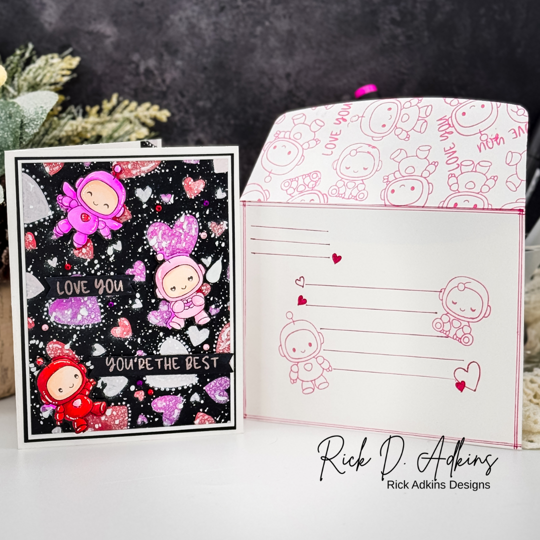 Simon Says Stamp Heart to Heart Collection I Want It All Stamps And Coordinating Dies set1162sd