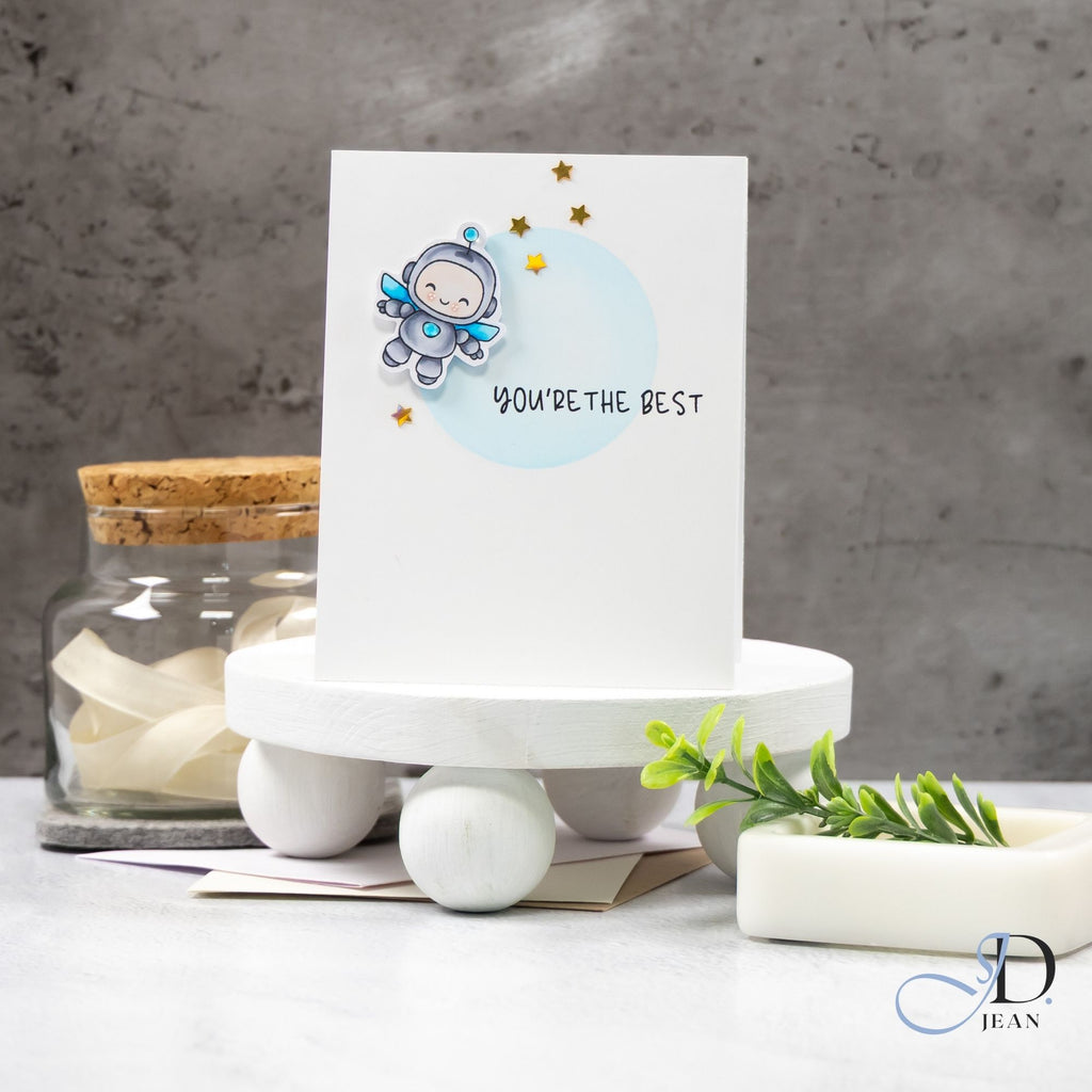 Simon Says Clear Stamps Robo Buddies 3302ssc Heart to Heart Friend Card | color-code:ALT03