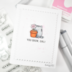 Simon Says Stamp Rooting for You Wafer Dies 1326sdc Happy Camper You Grow Girl Card | color-code:ALT05