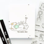 Simon Says Stamps and Dies Rooting for You set1025ry Happy Camper You Grow Girl Card