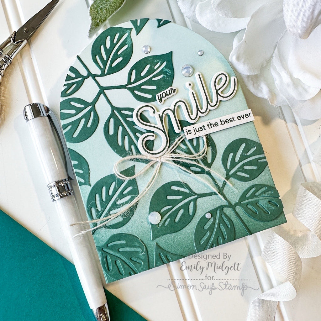 Simon Says Stamp Rose Branch Wafer Dies 1316md Friend Like You Smile Card | color-code:ALT10