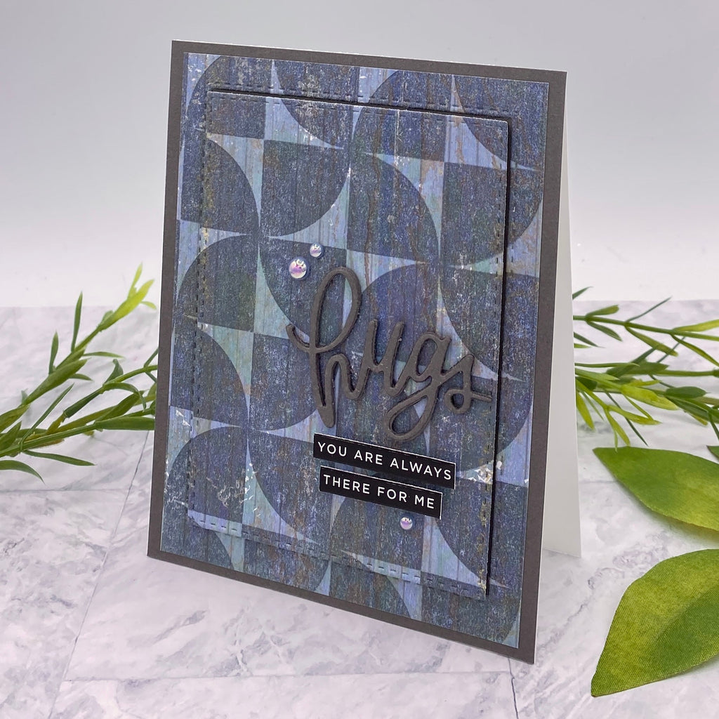 Simon Says Cling Stamp Rotating Quadrants sss102700 Out Of This World Hugs Card | color-code:ALT02