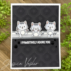 Simon Says Stamps and Dies Round of Appaws set932ra Favorite Things Adore You Card