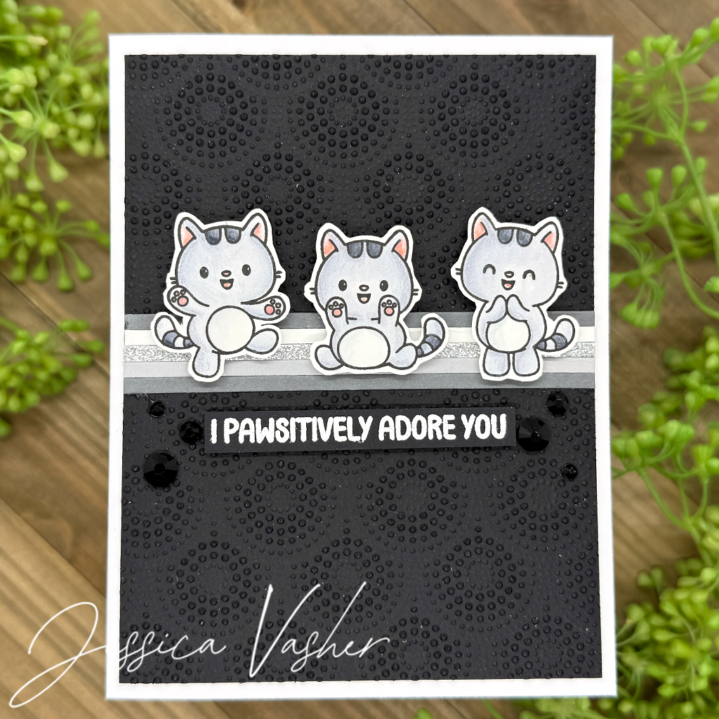 Simon Says Stamps and Dies Round of Appaws set932ra Favorite Things Adore You Card