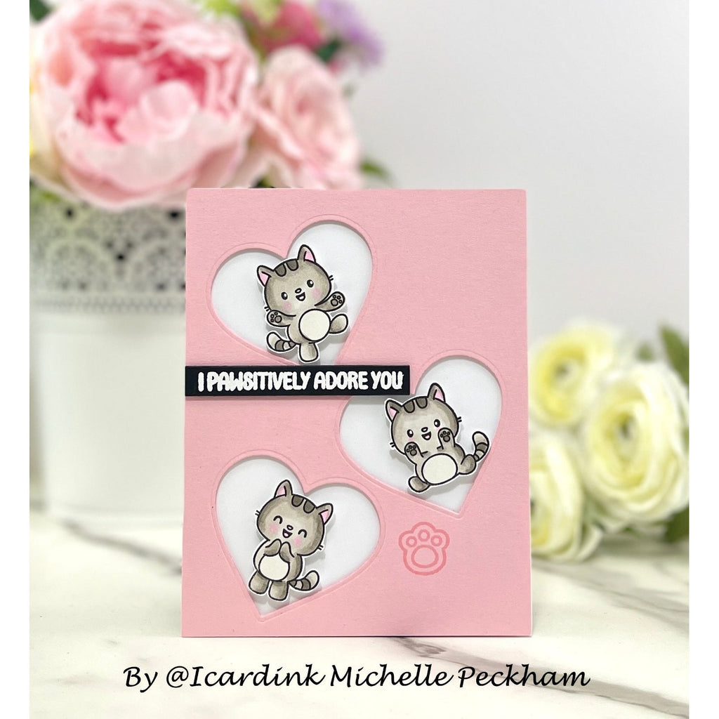 Simon Says Stamps and Dies Round of Appaws set932ra Favorite Things Adore You Card