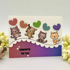 Simon Says Clear Stamps Round of Appaws 3184ssc Favorite Things Congrats Card | color-code:ALT01