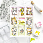 Simon Says Clear Stamps Round of Appaws 3184ssc Favorite Things Congrats Card | color-code:ALT03