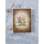 Simon Says Clear Stamps Round of Appaws 3184ssc Favorite Things Congrats Card