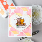 Simon Says Stamp Rounded Hearts Wafer Dies 1542sd Heart to Heart