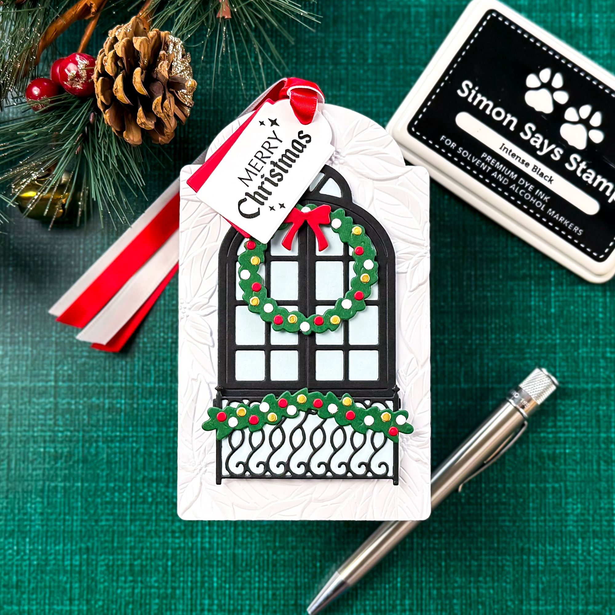 Simon Says Stamp Rounded Tags Wafer Dies 1479sd And Everything Nice Christmas Tag
