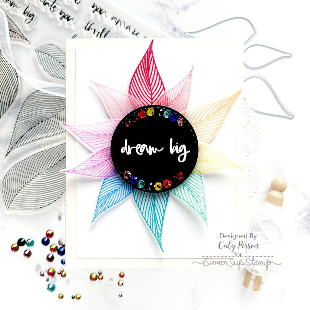 Simon Says Stamp Pawsitively Dazzling Gems Royal se105 Be Bold Dream Big Card | color-code:ALT02