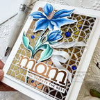 Simon Says Stamp Pawsitively Dazzling Gems Royal se105 Be Bold Mom Card | color-code:ALT01