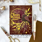 Simon Says Stamp Rustic Sprigs Wafer Dies s876 Season Of Wonder Thanks Card | color-code:ALT01