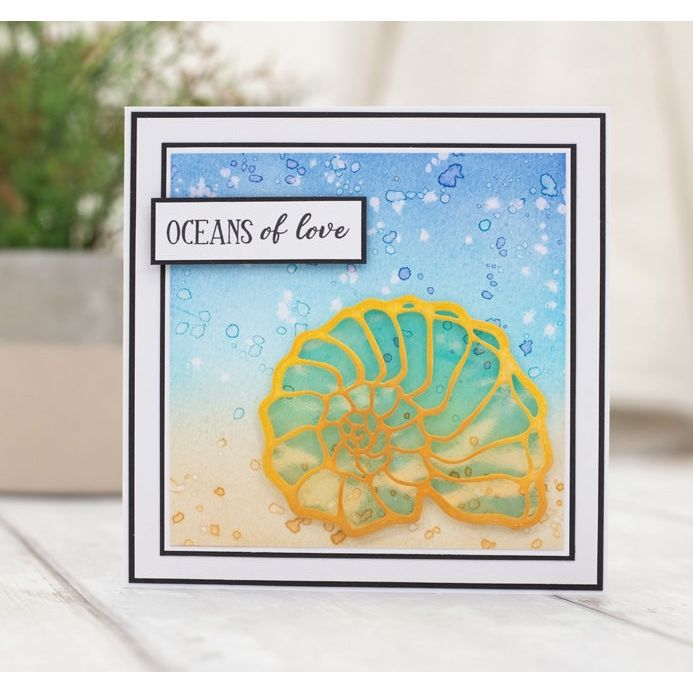 Crafter's Companion Spiraling Shell Dies s-eo-md-spsh oceans of love
