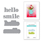 Spellbinders Hello Smile Etched Dies s1-154
