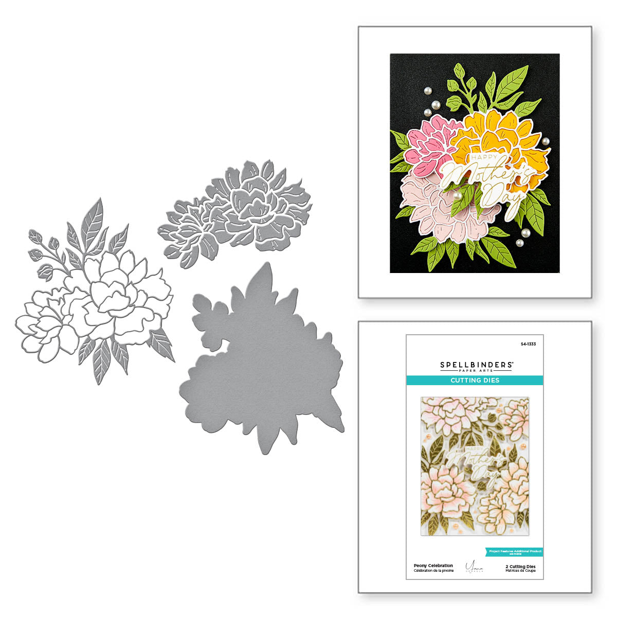 s4-1333 Spellbinders Floral Celebration Press Plate product image