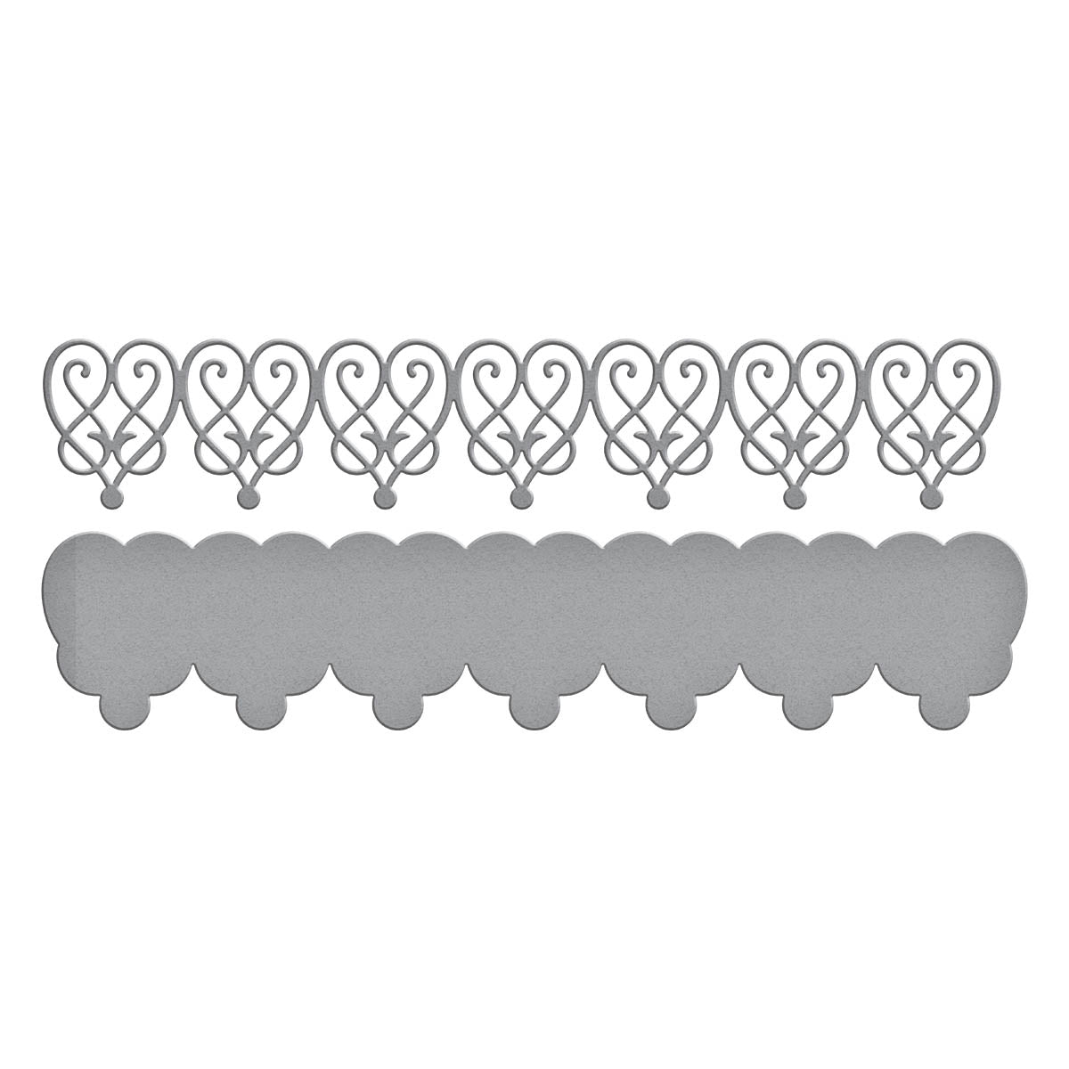 Spellbinders Timeless Hearts Border Etched Dies s4-1341