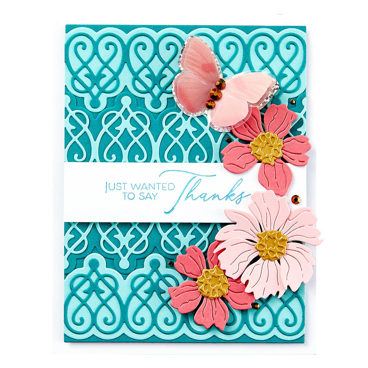 Spellbinders Timeless Hearts Border Etched Dies s4-1341 thanks