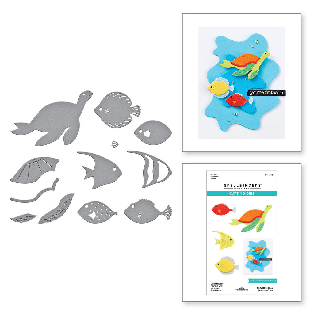 Spellbinders Underwater Marine Life Etched Dies s4-1348 product image