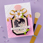 Spellbinders Cross My Heart 3D Embossing Folder e3d-102 special day