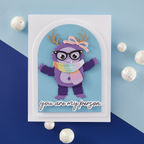 Spellbinders Rocky the Dancin Yeti Etched Dies s4-1393 my person