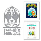 Spellbinders Pretty Birds Etched Dies s4-1406