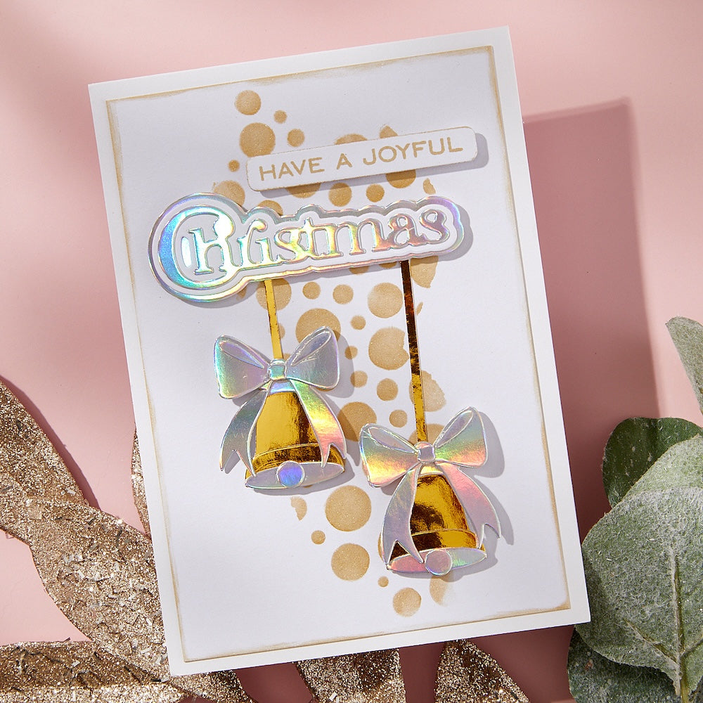 Spellbinders Bow and Bell Scallop Frame Etched Dies s4-1448