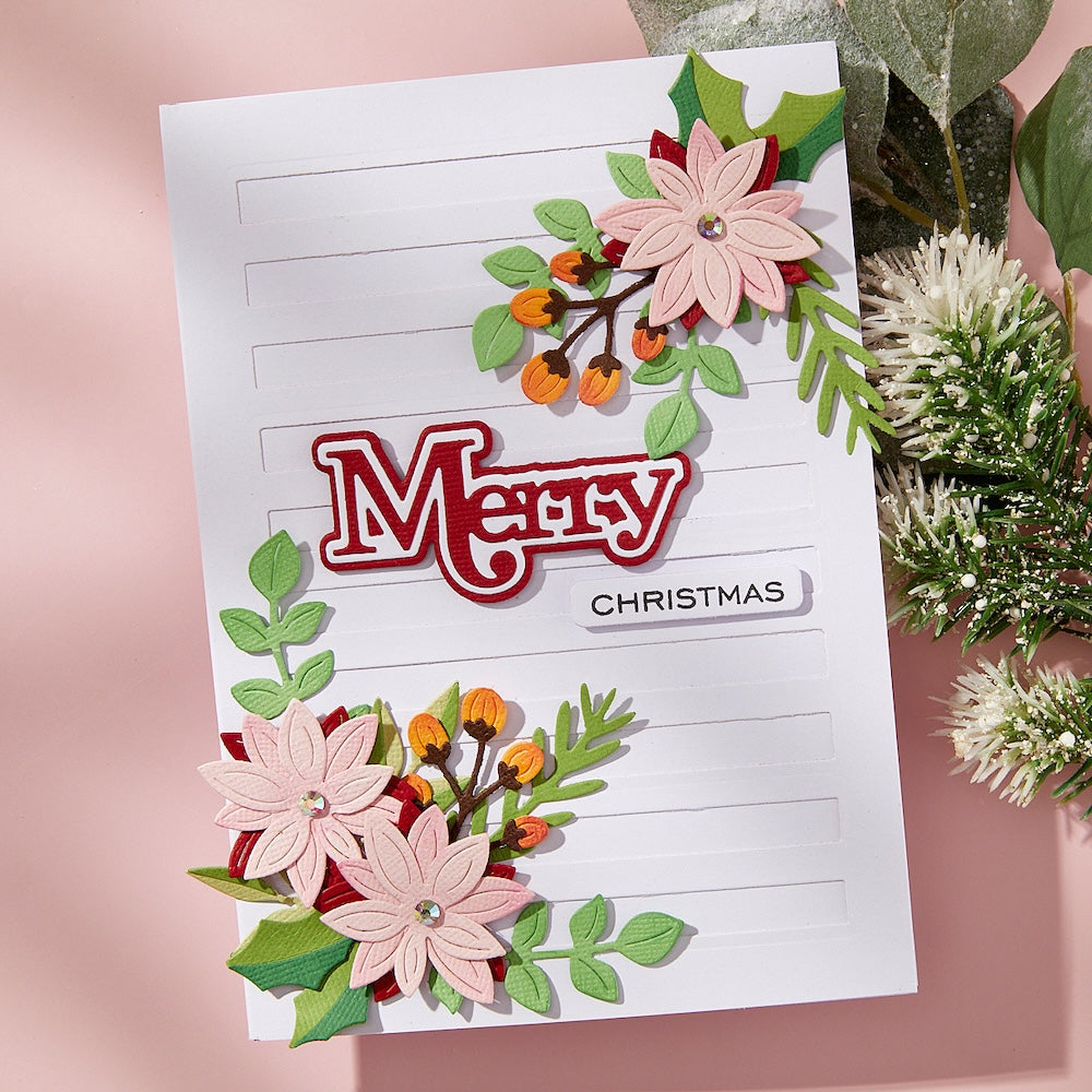 Spellbinders Christmas Foliage Etched Dies s4-1452