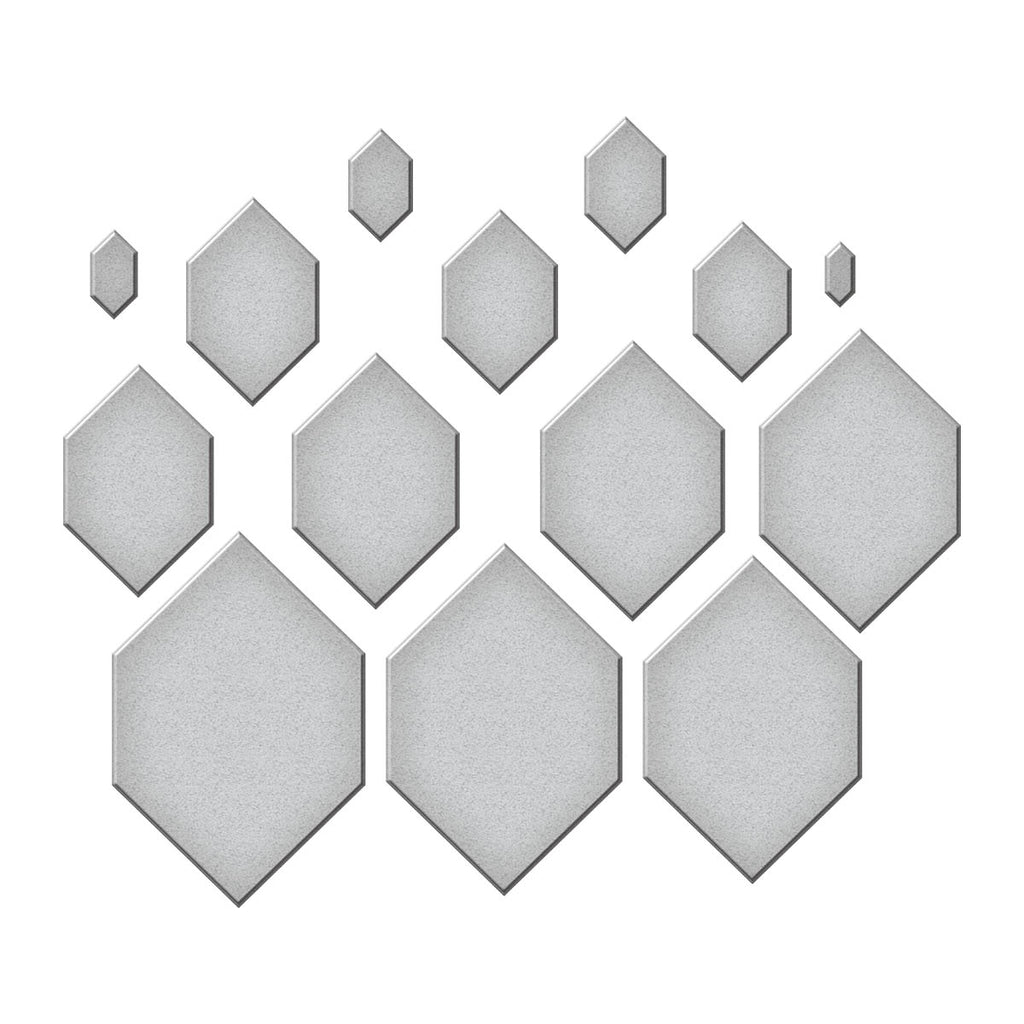 S5-588 Spellbinders Essential Hexi-Gems Etched Dies