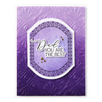 s5-613 Spellbinders Mirrored Arch Labels Etched Dies happy father's day
