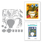 Spellbinders Fresh Picked Vase Bouquet Etched Dies s5-618 product image